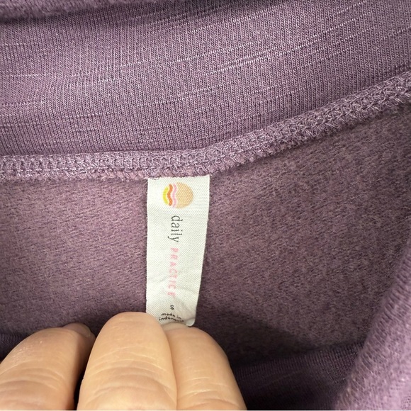 Daily Practice Anthropologie Long Sleeve Ruched Mini Dress Plum Purple Size S - Picture 9 of 15